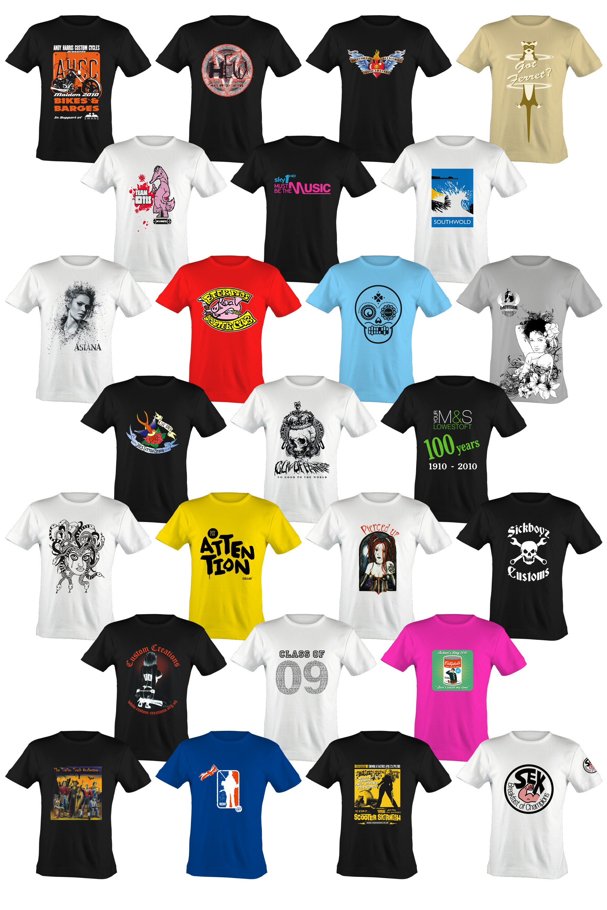 t-shirts